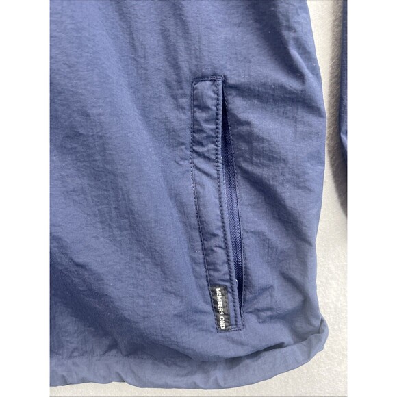 Members Only Nylon Windbreaker Rain Jacket Navy Blue Lightweight XL - Picture 3 of 11